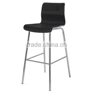 Nordic/classics/north American Black Walnut Wood Furniture/Kennedy Plywood Armchair/ High Bar Stool/ Creative Bar Chair thumbnail-6