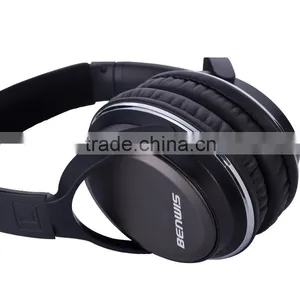 2015 BENWIS H600 Over Head Headband Wired Headphones Cable Headset for Laptop With Mic thumbnail-3