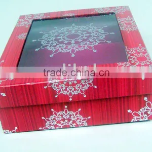 Rigid Paper Gift Box With Window thumbnail-1