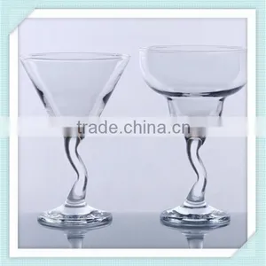 2016 Hot Sale Handmade Cocktail Glass Crystal Lead Free Cocktail Cup for RIO thumbnail-5
