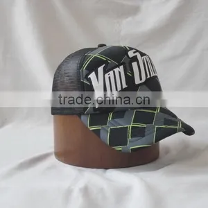 Blank Short Bill Foam Plain Trucker Cap Mesh Hat thumbnail-5