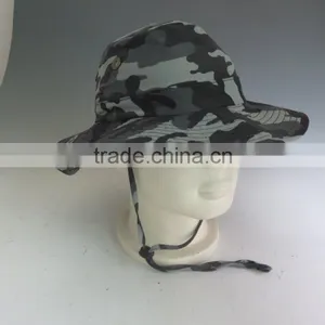 Custom Cheap Camouflage Bucket Hat thumbnail-4