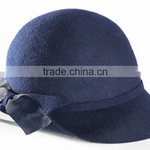 Polyester Cloche Hat Lady Cloche Hats thumbnail-3