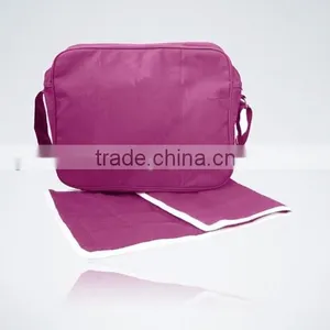 Organic Canvas Baby Diaper Bag thumbnail-1