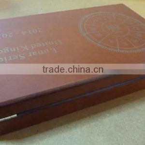 Lunar Series UK Royal Mint Wooden Coin Box for 12 x 1 oz Silver Coins thumbnail-4