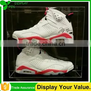 Custom Super Solid Clear Acrylic Clear Transparent Shoe Box thumbnail-1