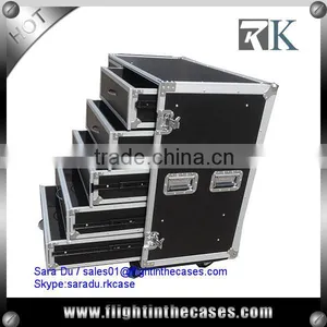8 Drawers Flight Road Case for Tools Storage--RK8DRAWER60C thumbnail-2
