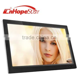 Black Color Tablet Usb sd Card 10 Inch Mini Wall Mount Digital Photo Frame thumbnail-2