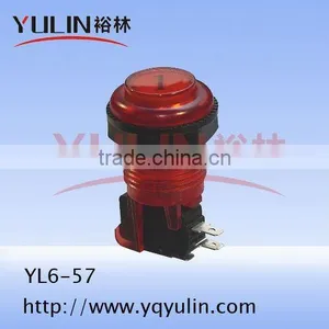 YL6-57 27mm Push Button Mini Switch on off Lock thumbnail-1