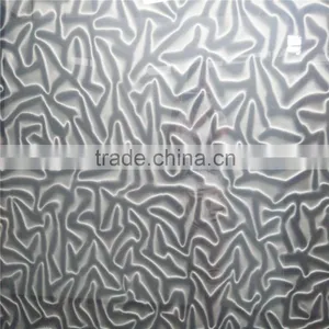 Ivory Color Back Painted Decorative Phantom 3d Glass Panel thumbnail-2