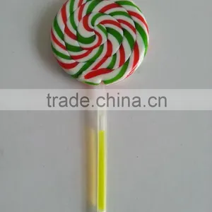 Glow Stick Halal Swirl Lollipop Candy thumbnail-2