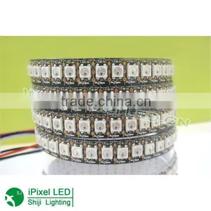 White and Black Pcb RGB Ws2812b Dc5v 144led/m Led Strip thumbnail-4
