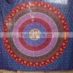 Home Decor Wall Hanging Tapestries Cloth Fabric Ombre Indian Mandala Tapestry thumbnail-4