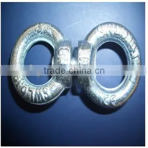 Us Type Hot DIP Carbon Steel Galvanized G402 Double Eye Chain Swivel thumbnail-1