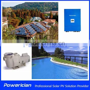 Powerician 11KW Solar Water Pump System Rated Flow 75CBM/h Head 38m Solar Watering System NO.AK75-38-11K thumbnail-1