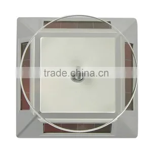 Solar Powered Jewelry Rotary Turntable Display Silver thumbnail-3
