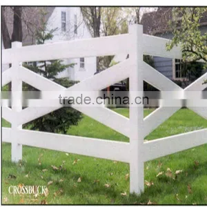 Cross Buck Pvc Horse Fence thumbnail-1