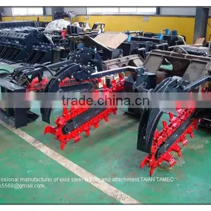 Skid Steer Loader Attachment Chain Trencher thumbnail-3