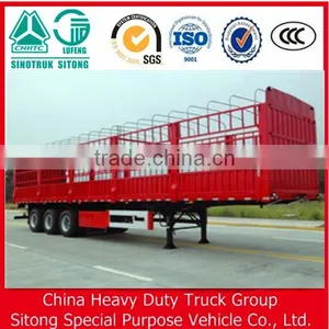 China Factory Cage Truck Trailer for Livestock Transporting thumbnail-2