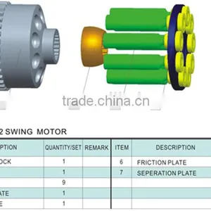 EX120-2 Excavator Hydraulic Main Pump Parts thumbnail-1
