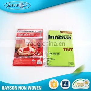 Manufacturer Disposable Polypropylene Non-Woven Good Quality Tablecloths thumbnail-1
