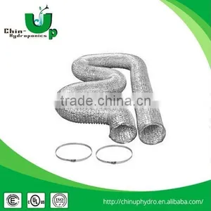 Indoor Garden Hydroponic Aluminum Air Duct/ Ventilation Duct/ Aluminum Flexible Ducting thumbnail-1