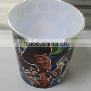 PP Material Home Use Colorful Cartoon Trash Bin thumbnail-4