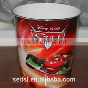 Round Cartoon Plastic Ash Bin,trash Bin & Garbage Can Without Lid thumbnail-2