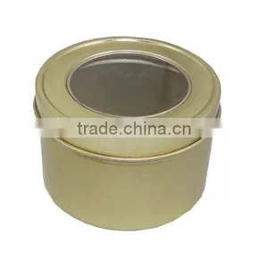 Metal Tin Box With Window thumbnail-1