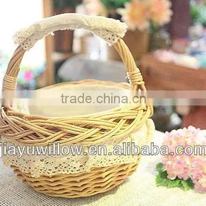 2014 Linyi New Woven Baskets With Handle From Manufacturer thumbnail-1