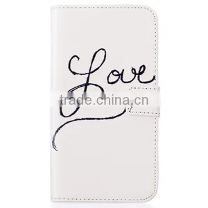 Relief Painting Phone Shell PU Leather Phone Case Flip Leather Holster for Samsung G530 thumbnail-2