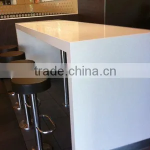 Corianfurniture Solid Surface Restaurant Bar Table, High Table Set, Restaurant Benches thumbnail-1