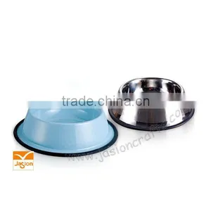 Cream Metal Dog Dish thumbnail-1