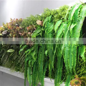 100*100*25cm Home Garden Decorative Indoor Vertical Plastic Artificial Green Plant Walls ZWQ09 2111 thumbnail-1