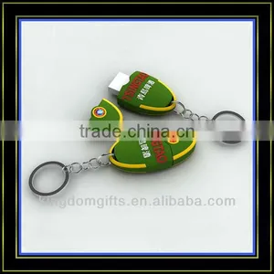 Hot Sale Sport Silicone USB Keychain thumbnail-1