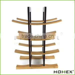 Bamboo Wooden Wine Display Rack/ Wine Bottle Holder Homex-BSCI thumbnail-2