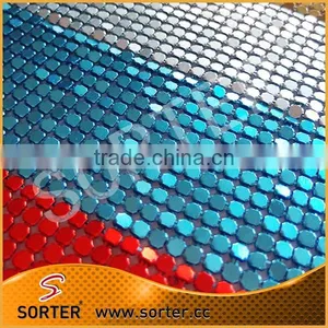Semi-translucent Waterproof Metal Sequin Fabric Panel Curtains thumbnail-4