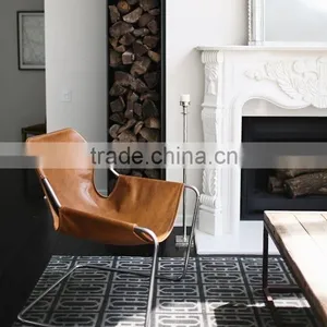 2015 New Modern Leather Metal Base Designer Chair thumbnail-6