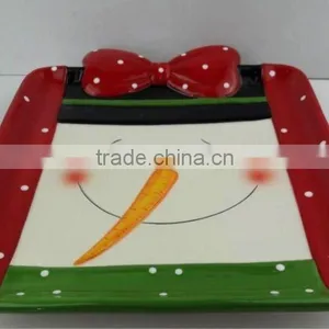 High Quality Clear Ceramic Plate thumbnail-1