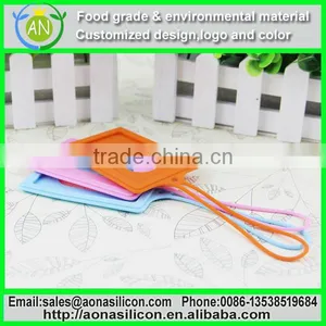 Fashion Custom Gift Airplane Soft Silicone Luggage Tags thumbnail-2