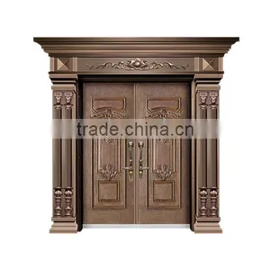 Aluminum Alloy Security Door Wooden Door (BG11-M062) thumbnail-1