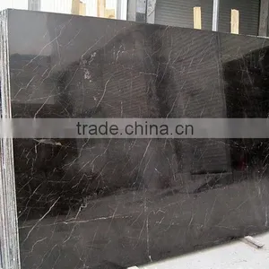 Gold Inlaid With Jade Brown Marble Tiles and Slabs thumbnail-2
