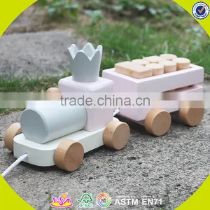 2017 Wholesale Baby Wooden Push and Pull Toys Best Kids Wooden Push and Pull Toy Funny Children Push and Pull Toys W05C076 thumbnail-1