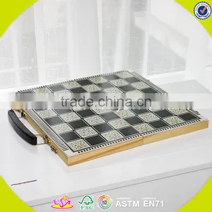 2017 Wholesale Portable Kids Wooden Chess Pieces Best Wooden Chess Pieces W11A056 thumbnail-3