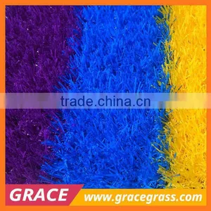 Stem Fiber Color Artificial Synthetic Grass for Playground Popular in Australia Market thumbnail-5