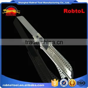 Utility Knife Retractable Blade Box Cutter Art Knives Snap off Lock Razor Blade Aluminum Alloy Shell thumbnail-3