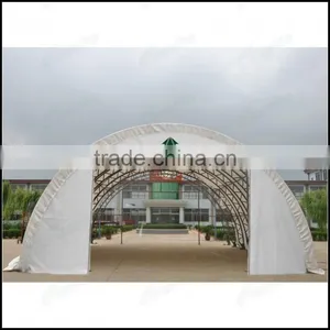 Fabric Helicopter Hangar , Commercial Storage Shelter , Dome Warehouse Tent thumbnail-1