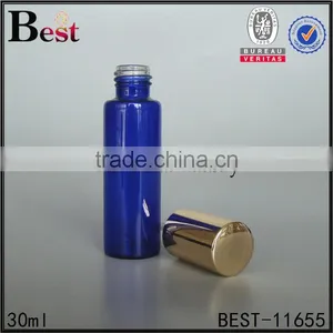 Good Products 30ml Cosmetic Perfume Spray Bottle Blue Perfume Spray Bottle Aluminum Cap Refillable Perfume Spray Bottle 30ml thumbnail-2