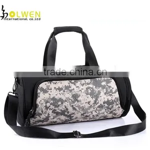 Fashion Camo Fabric Sport Gym Bag With Compartment thumbnail-1
