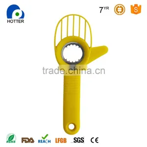 3-in-1 Avocado Slicer Splits Slices Sharp Pitter Peeler Kitchen Gadgets Tool thumbnail-2